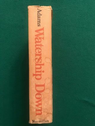 WATERSHIP DOWN Richard Adams 1972 Hardcover with Dust Jacket 3