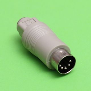 Ps/2 To At Adapter For Ps2 Keyboards To Use On Ibm Pc At Computers
