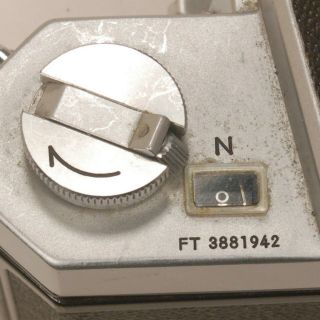 Vintage Nikkormat FT - 1 Film Camera with Nikon Nikkor - H Auto 1:2 – 50mm Lens & Ca 4