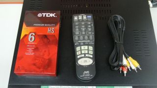 JVC VHS HR - S4500U VCR DECK S - VHS SVHS ET WITH REMOTE GREAT 3