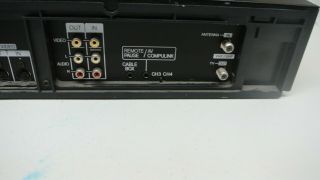 JVC VHS HR - S4500U VCR DECK S - VHS SVHS ET WITH REMOTE GREAT 7