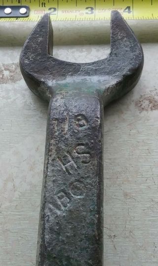 American Bridge Hs Vintage Spud Wrench Offset 7/8 Structural Ironworker Tool