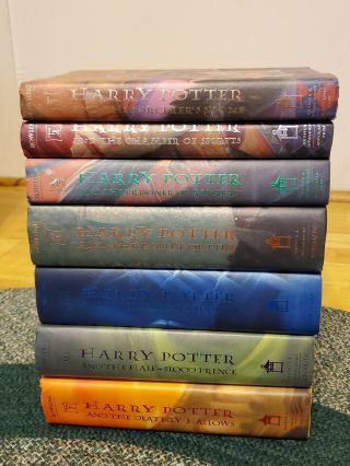 1st American Edition Complete Harry Potter 1 - 7 Book Set Hardcover