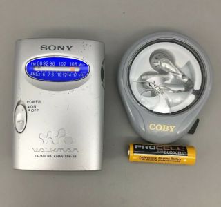 Sony Srf - 59 Vintage Walkman Personal Am/fm Stereo Radio With Belt Clip - C19