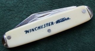 Vintage Winchester 2 Blade Pocket Knife Advertising Giveaway Type