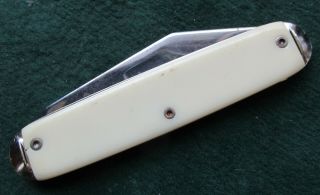 Vintage WINCHESTER 2 Blade Pocket Knife Advertising Giveaway Type 2
