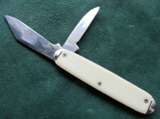 Vintage WINCHESTER 2 Blade Pocket Knife Advertising Giveaway Type 4