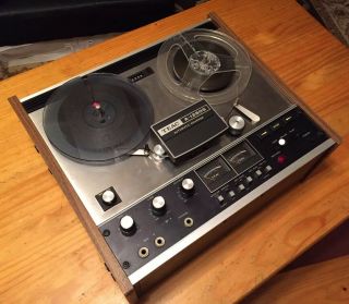 Teac A - 1250s Stereo Tape Deck Open Reel To Reel Recorder Player