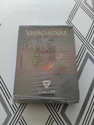 Visischedule By Visicorp 5.  25 Disk For Apple Ii 1982 Version