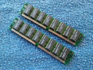 Tlm 64mb (2x32mb) 72 - Pin 60ns Edo Non - Parity Simm Vintage Retro Ram Memory