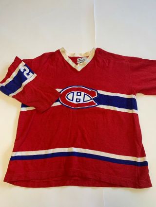 Vintage 70s Montreal Canadiens Hockey Jersey Nhl 29