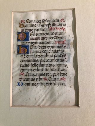 medieval manuscript book of hours 2