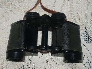 Vintage Nippon Kogaku 8x30 8.  5 Degrees Binoculars With Case