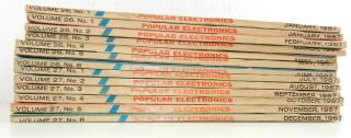 POPULAR ELECTRONICS Magazines 1967 