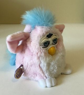 Vintage Furby babies 70 - 940 Pink Blue Tags 1999 90s Baby 2