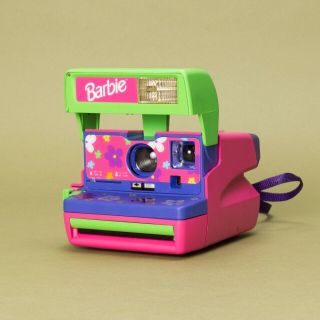 Vintage Barbie Poloroid Camera With Box