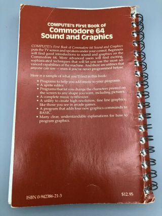 Compute ' s First Book of Commodore 64 Sound and Graphics (Softcover,  1983) 3