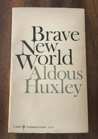 Brave World By Aldous Huxley (1969,  Vintage Paperback)