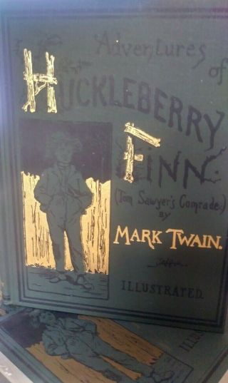 First Edition Library Adventures Of Huckleberry Finn Mark Twain Facsimile W/case