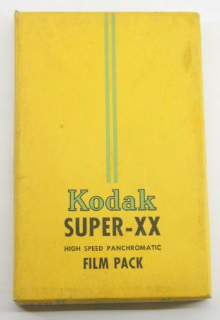 Kodak - Xx Film Pack 9x12cm Xx541 - Opened Inner Ok 1948 Dated Vintage E58g