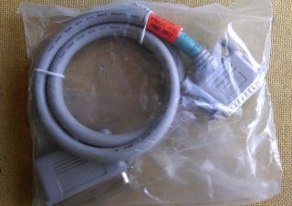 Macintosh SCSI DB - 25 Male to 50 pin Centronics CN50 Male Cable Apple standard UL 2
