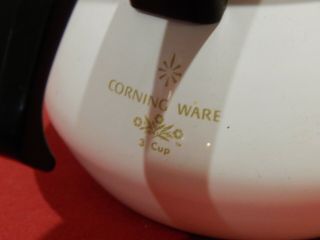 Vintage Corning Ware Floral Teapot Tea Pot 3 cup 5
