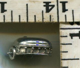 Vintage Sterling Bracelet Charm 105700 Opening Mormon Tabernacle Salt Lake $18