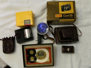 Vintage Kodak Signet 80 35 Mm Camera With Ext.