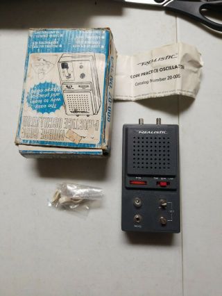 Vintage Radio Shack Realistic - Morse Code Practice Oscillator - Ham Radio Key