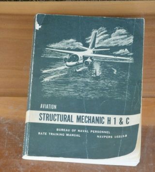 Aviation Structural Mechanic 1 & C U.  S.  Navy Training Courses Book