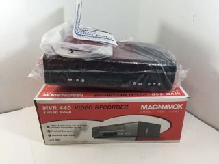 Magnavox Mvr 440 Vcr 4 Head Mono Video Recorder -