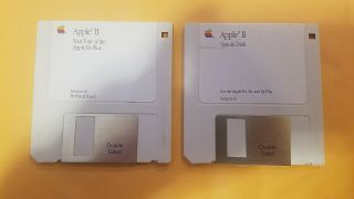 Vintage Apple Ii Iic Plus System Disk 3.  5 " Floppy Disk Tour Iic Iie Iic Plus 1