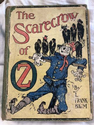 Vintage " The Scarecrow Of Oz " Frank Baum Book Copyright 1917