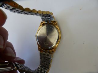 Vintage Mens Pulsar Quartz Alarm Chronograph Gold Tone Watch 4