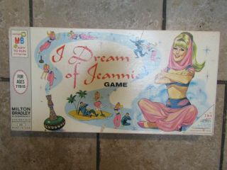 Vintage 1965 Milton Bradley I Dream Of Jeannie Board Game Complete