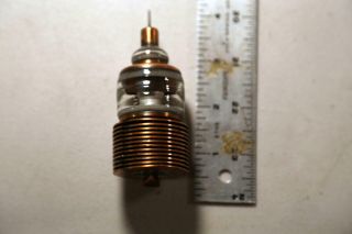 1945 Small Metal - Glass Power Transmitting Vacuum Tube - Rca - A2214 - A