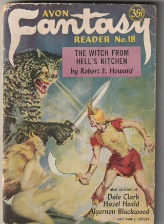 Avon Fantasy Reader No 18 - Avon - 1952 - Robert E.  Howard Short Story