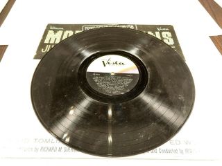Vintage 1964 Walt Disney MARY POPPINS Cast Sound Track 12” Vinyl Record 5