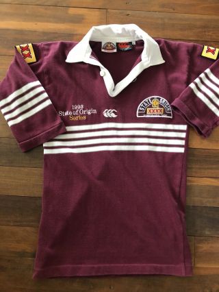 Vintage 1993 Ccc Queensland State Of Origin Rugby League Jersey
