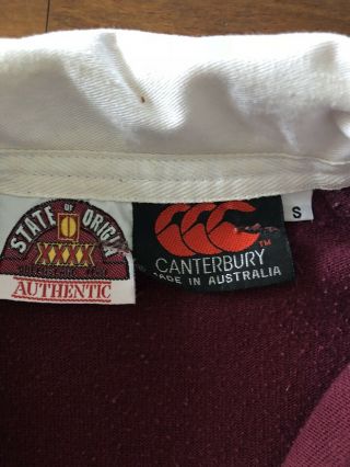 Vintage 1993 CCC Queensland State of Origin rugby league jersey 3