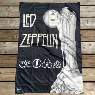 Vintage 1994 Led Zeppelin Hanging Wall Banner By Winterland Large