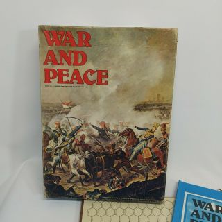 Vintage War And Peace Avalon Hill Napoleonic Vintage Game