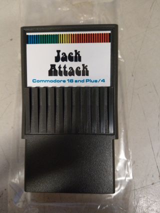 Jack Attack Commodore 16,  Plus / 4 And 116 Cartridge Pal