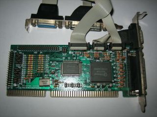 Isa Multifunction Controller Card Hdd Ide/pata,  Floppy Fdc,  Game,  2 Com,  Lpt Ports