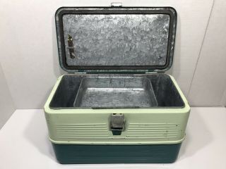 Vintage Thermos Metal Ice Chest / Cooler