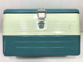 Vintage THERMOS Metal Ice Chest / Cooler 2