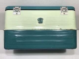 Vintage THERMOS Metal Ice Chest / Cooler 4