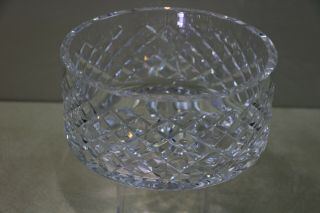 Authentic Vintage Waterford Irish Cut Crystal Alana 7 " Squared Shoulder Bowl