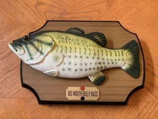 Parts Big Mouth Billy Bass Animated Singing Fish Vintage 1999 Gemmy