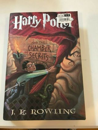 Harry Potter And The Chamber Of Secrets Hardcopy Hc Dj Book